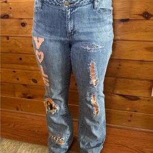 Tennessee Vols custom made jeans